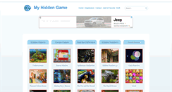 Desktop Screenshot of myhiddengame.com